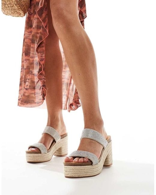 Madden Girl Metallic Emerson Platform Espadrilles