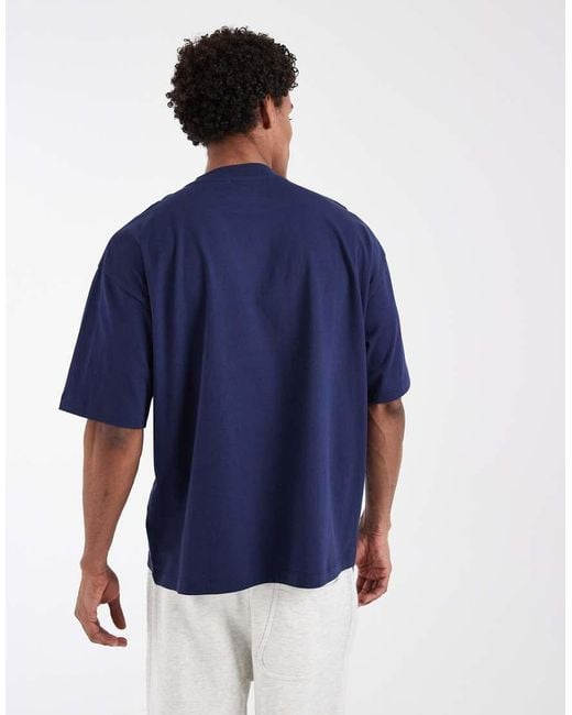 ASOS Blue Oversized Tee With Neil Diamond Sweet Caroline Print