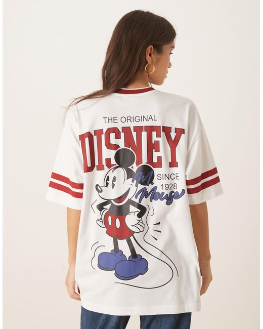 ASOS Red – disney – unisex – oversize-baseball-t-shirt