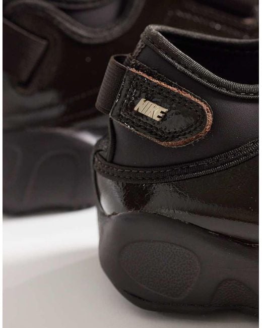 Nike Black Air Rift Patent Trainers