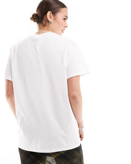 ASOS White Oversized T-shirt With Lime Cocktail Drink Graphic