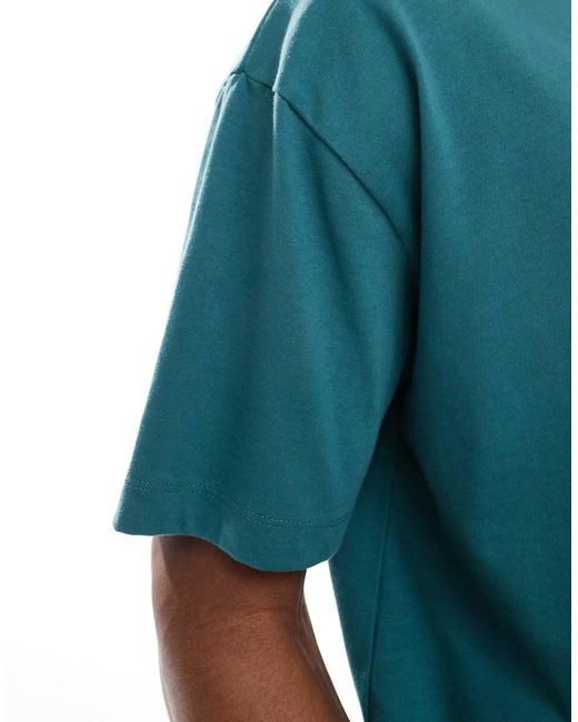 ASOS Blue Essentials 2 Pack Oversized T-Shirts for men