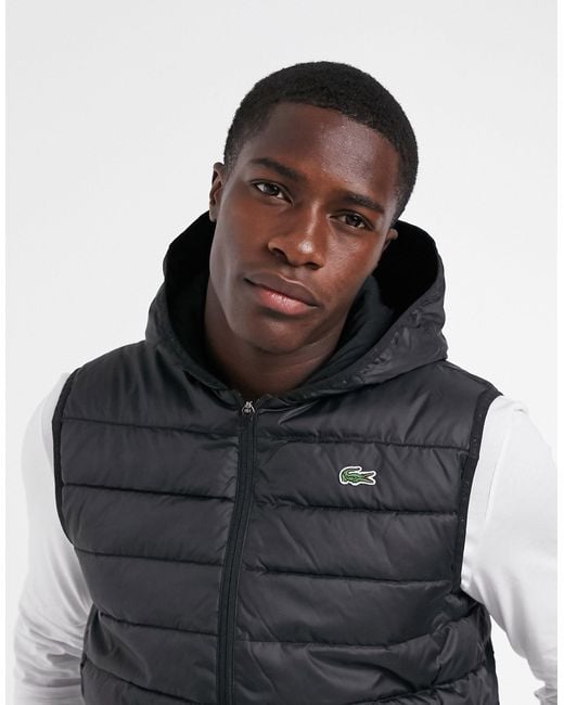 Gilet a capuche lacoste cheap homme