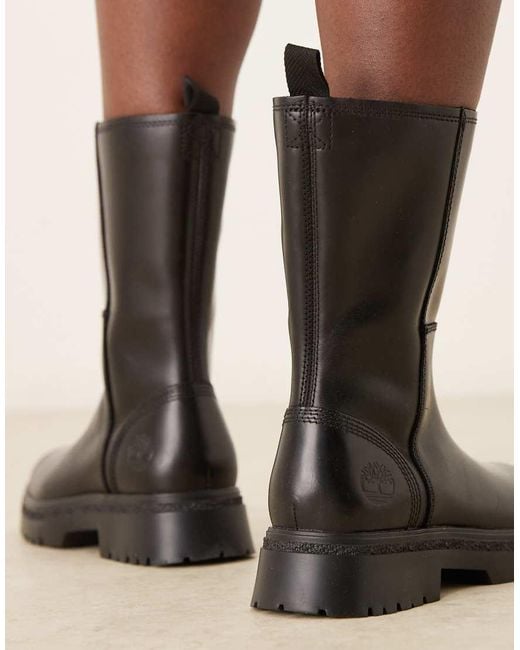Timberland Black Cambria Valley Tall Zip Boots