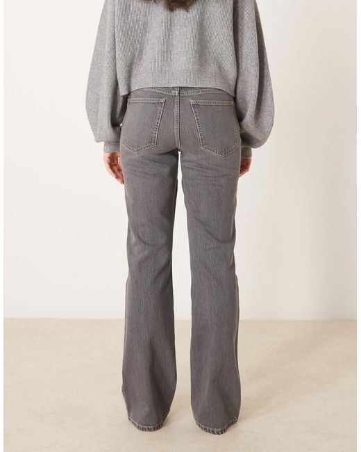 Gina Tricot Natural Mid Rise Bootcut Stretch Jeans