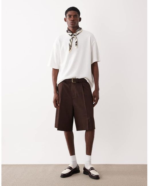 ASOS White Super Heavyweight Oversized T-Shirt for men