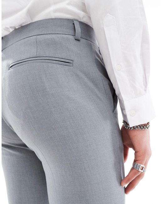 ASOS Blue Super Skinny Suit Trousers for men