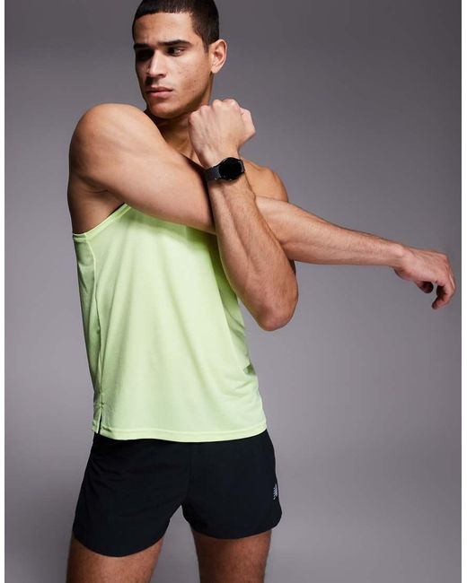 New Balance Green Rc 3 Inch Split Short for men