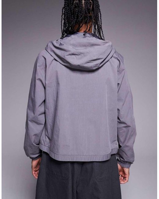 ASOS Windjack Met Capuchon in het Blue voor heren