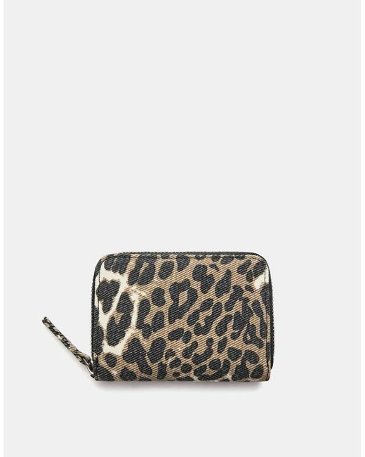 Pull&Bear Portemonnee Met Luipaardprint in het Multicolor