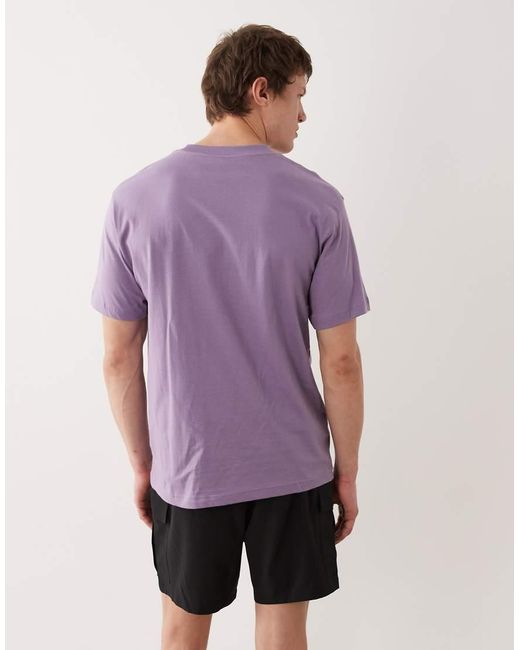 New Balance Purple Sport Essentials Cotton T-Shirt for men