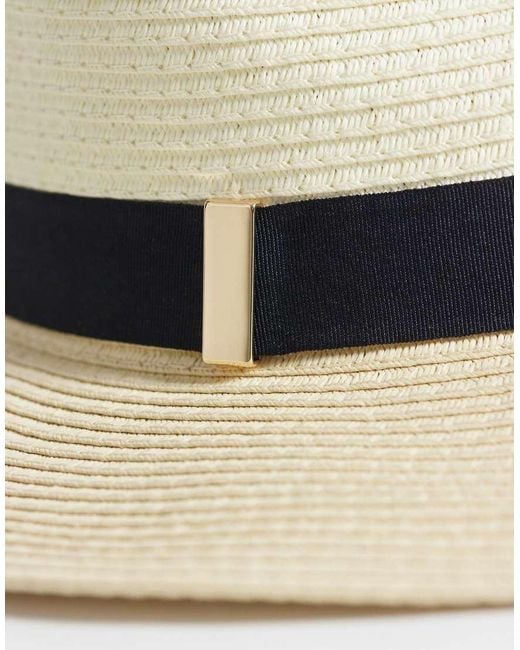 Accessorize Natural Chic Band Fedora Hat