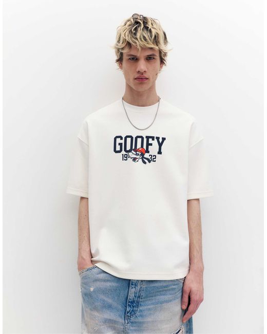 Pull&Bear – t-shirt in Blue für Herren