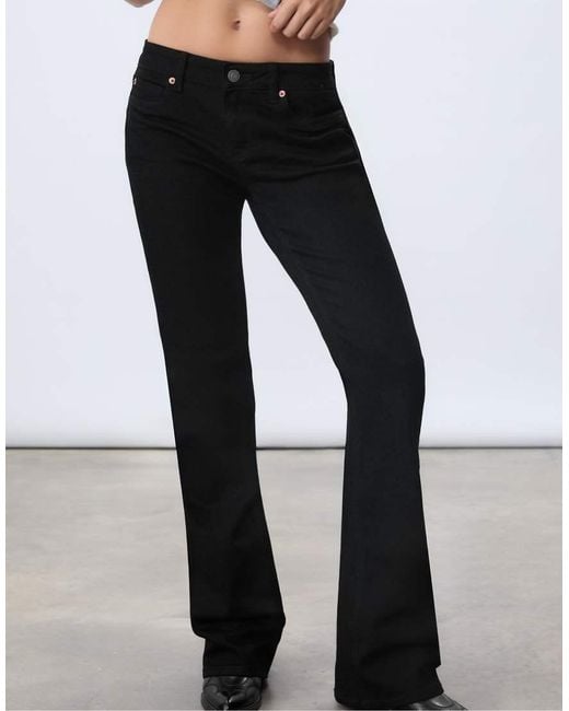 Stradivarius White Tall D67 Slim Fit Boot-cut Jeans