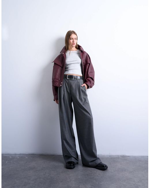 TOPSHOP White Shrunken Everyday Tee