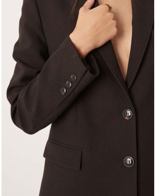 Mango Black Bergen Tailored Classic Blazer Co-Ord