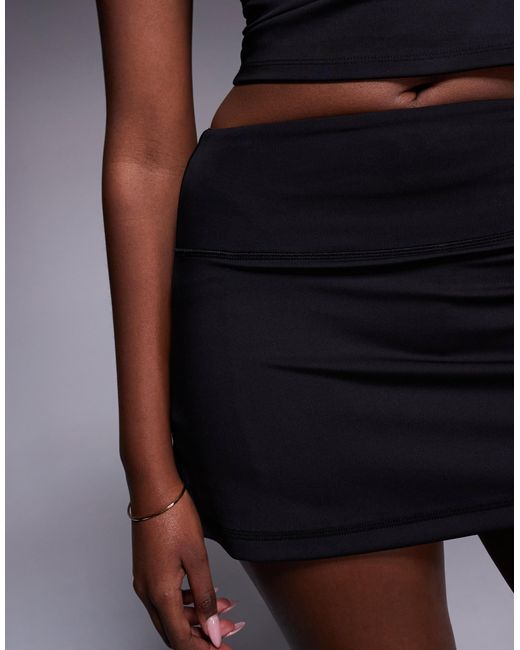 4505 Blue Padel Active Tennis Skirt With Under Short