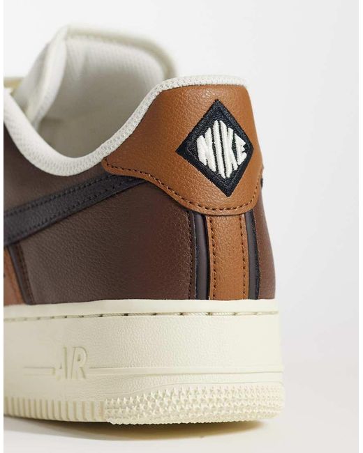 Nike Brown Air Force 1 Lv8 Trainers for men
