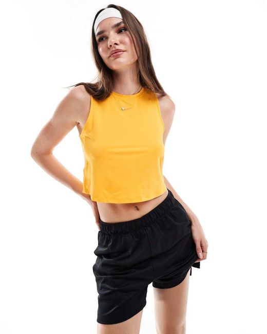 yellow nike training top