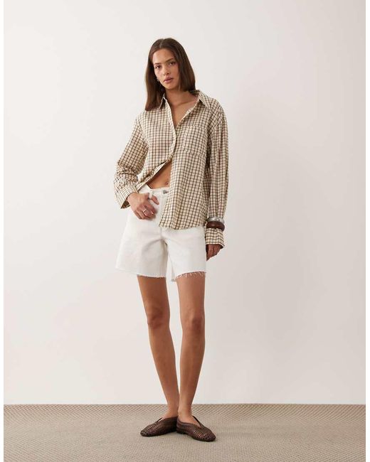 Mango Natural Oversized Shirt