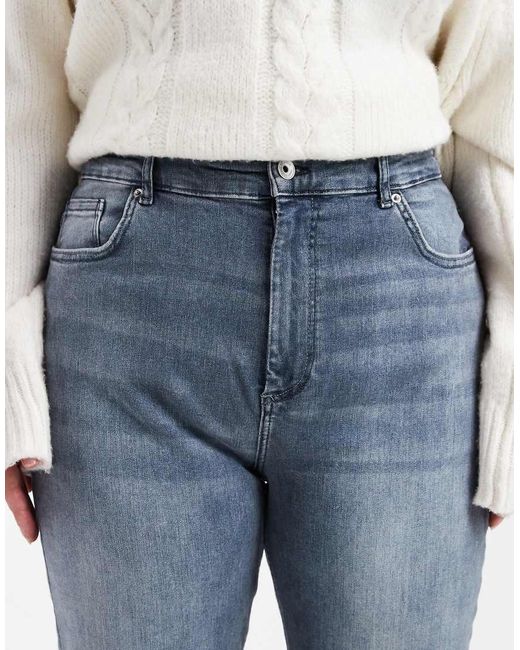ONLY Blue Straight Leg Jeans