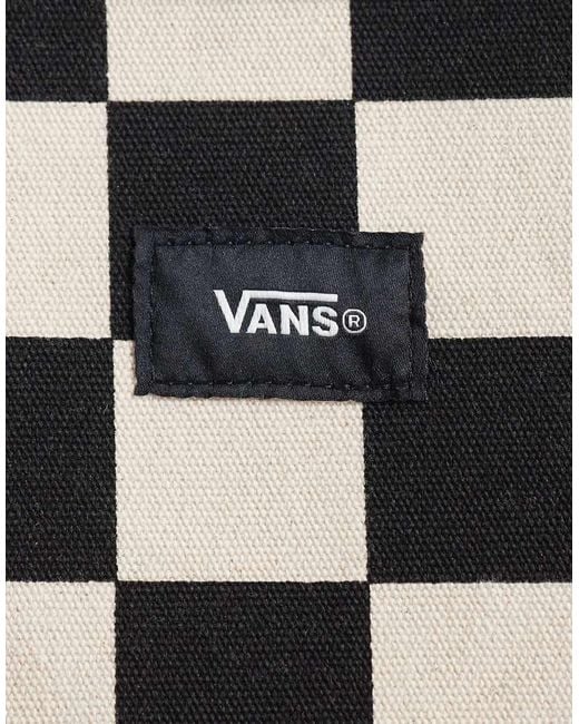 Vans Natural Perg Checkerboard Tote