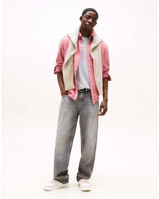 Tommy Hilfiger Gray Jamie Relaxed Straight Jeans for men