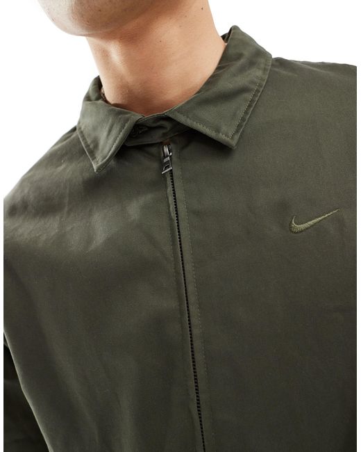 Nike Green Life Woven Harrington Jacket for men