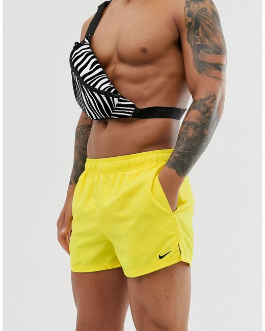 Nike Synthetic Nike Swim Super Short Swim Shorts in Yellow for Men | Lyst  Australia