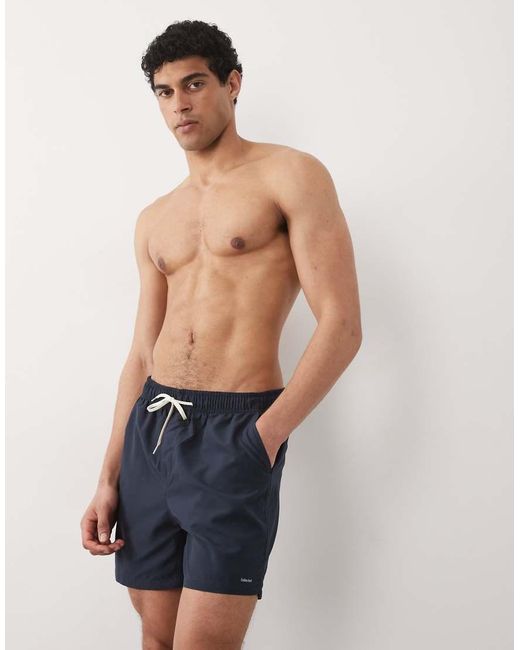 SELECTED Blue Swimshorts for men