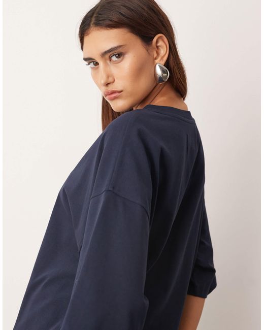 ARRANGE Blue – hochwertiges, schweres oversize-t-shirt