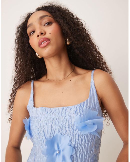 Dream - robe courte en jacquard ornée Sister Jane en coloris Blue
