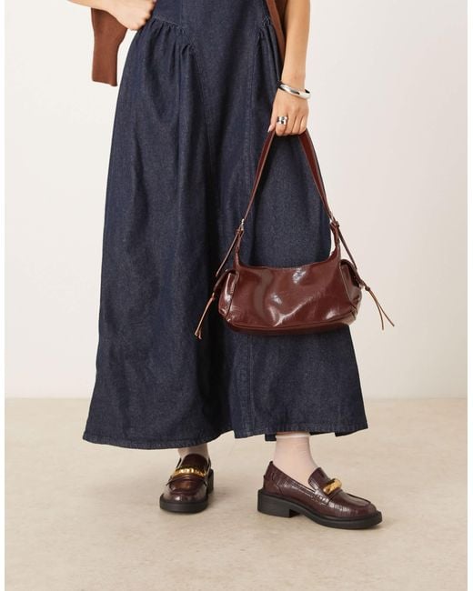 ASOS Blue Mistral Trim Detail Loafers