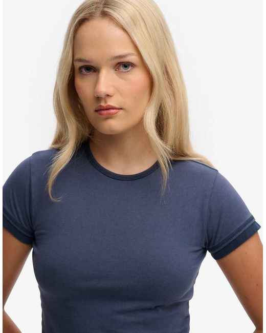 Superdry Blue Athletic Essentials Layered Top