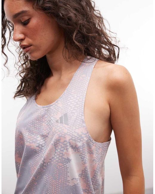 Adidas Originals Purple Adidas Running Vest