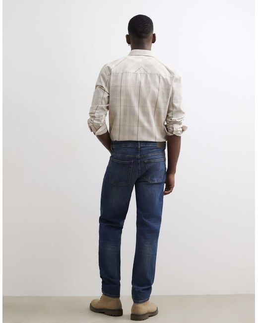 River Island White Slim Fit Jeans for men
