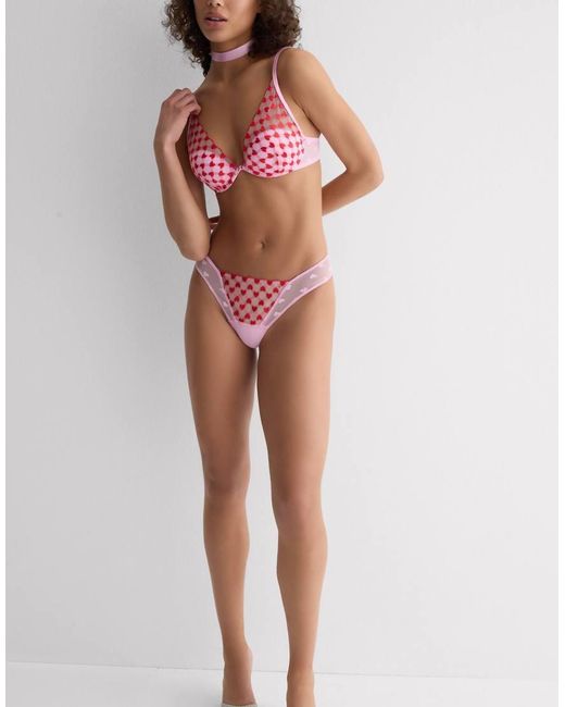Intimissimi Red The Love Club Brazilian Briefs