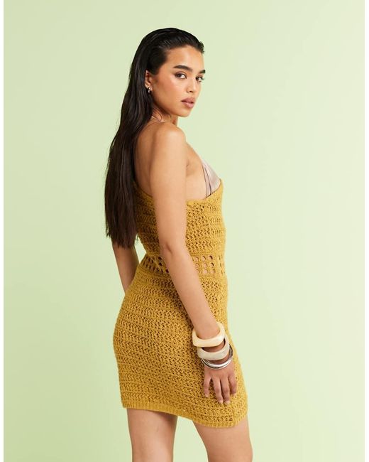 ASOS Multicolor One Shoulder Mini Dress