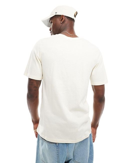 Jack & Jones White Oversized T-shirt With Chest Print for men