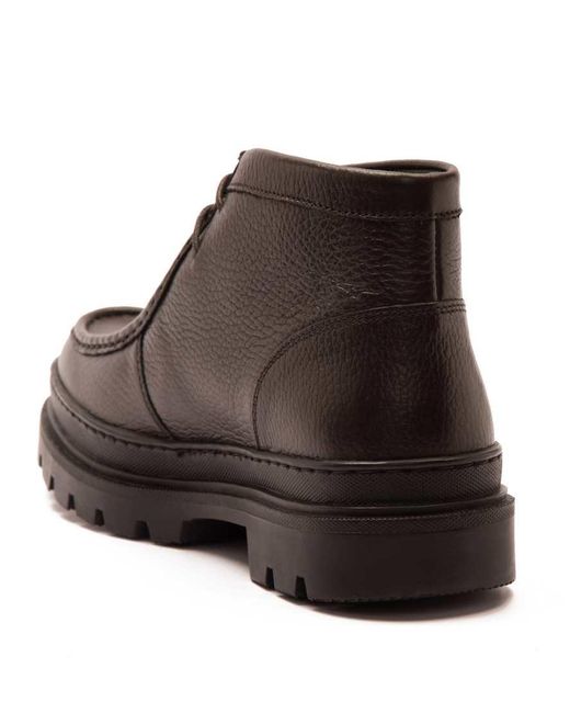 Botines Chukka Marrones Estilo Mocasines De Cuero Para Hombre Iggy De OFF THE HOOK de hombre de color Black