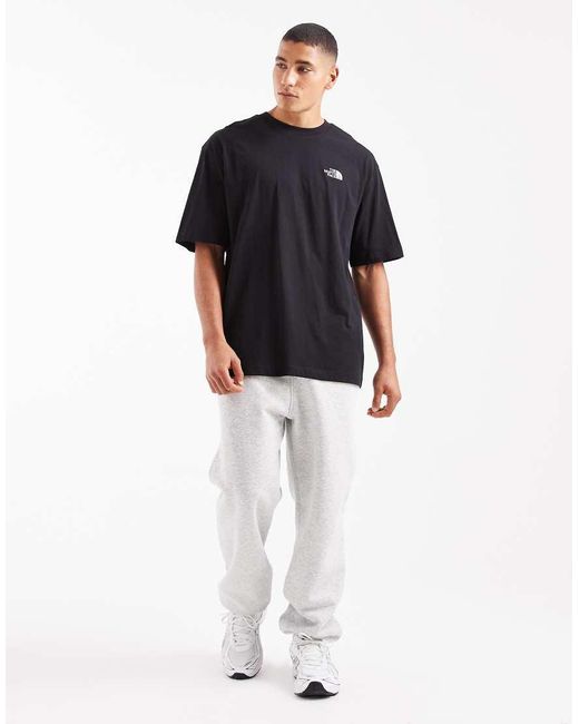 The North Face Black Simple Dome Logo Oversized T-Shirt for men