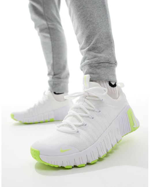 Free metcon 6 - baskets - et vert Nike pour homme en coloris Metallic