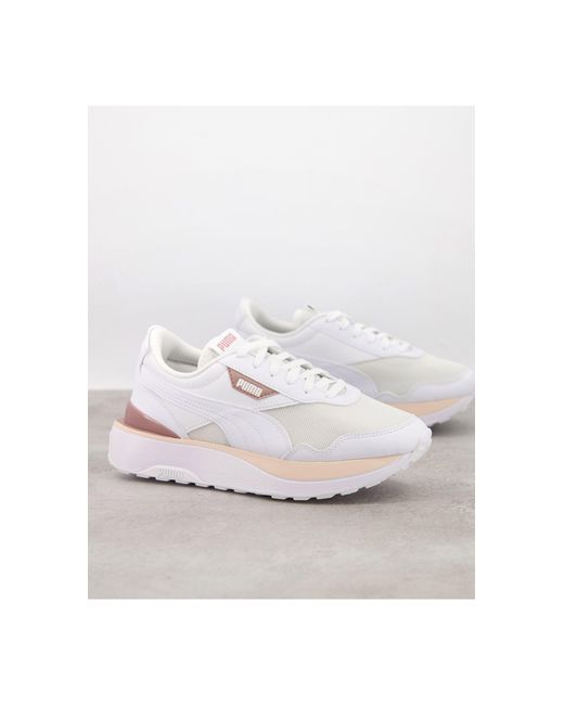 puma bianche e rosa