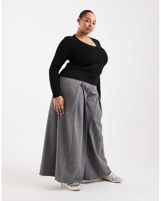 ONLY Black V-Neck Long Sleeve Top