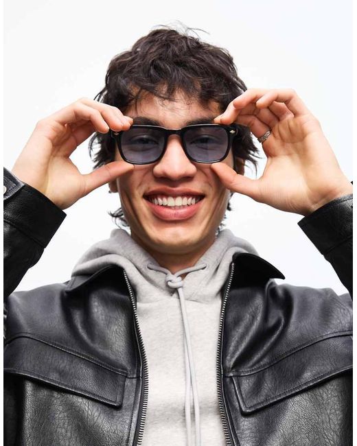 Bershka Blue Sunglasses for men