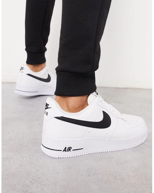 air force 1 07 trainers black