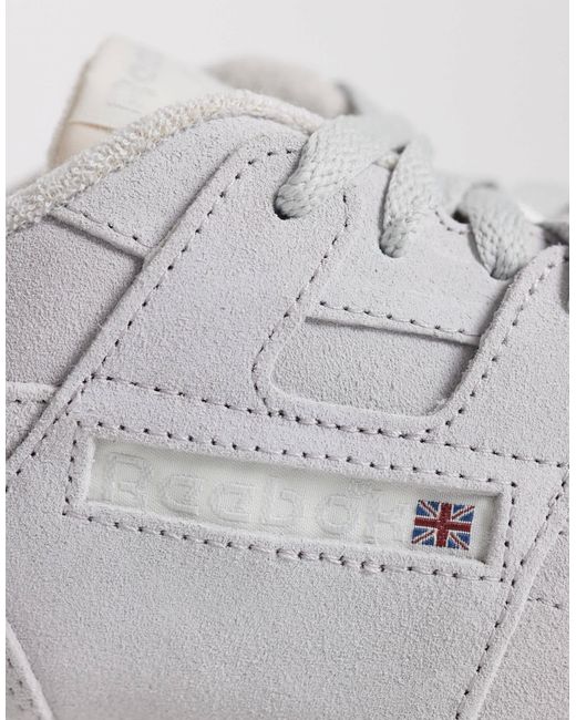 Reebok – workout plus – sneaker in White für Herren