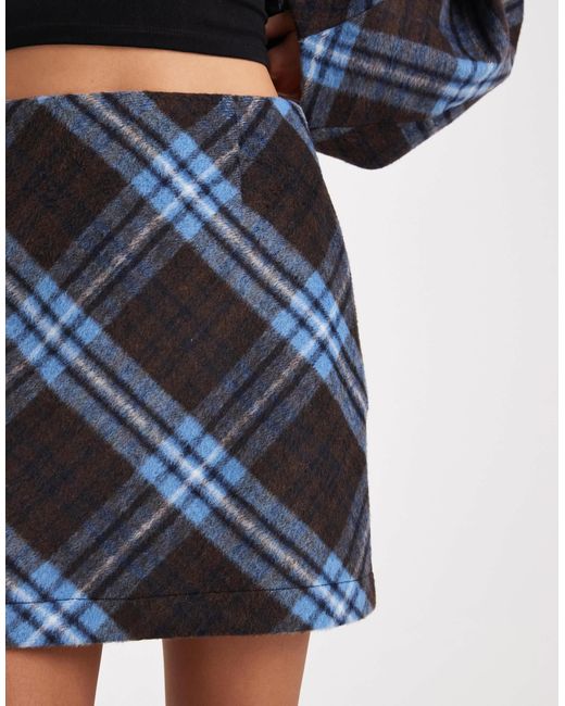 ASOS Blue Tailored Skirt