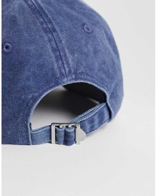 Pieces Blue Soho Graphic Cap