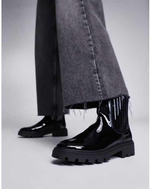 River Island Black Chelsea Boot